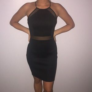 Little Black Dress - Neoprene & Mesh details!